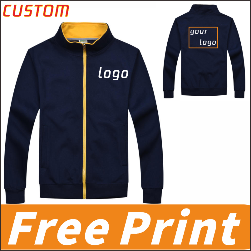 Men'S Fashion Zip Sweater - Fashionable stand up collar zipper sweatshirt