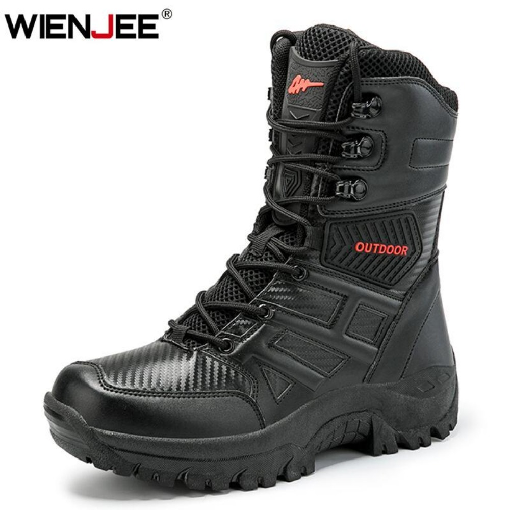 Fashion Men'S Boots - High Quality Men's Brand High-Top Leather