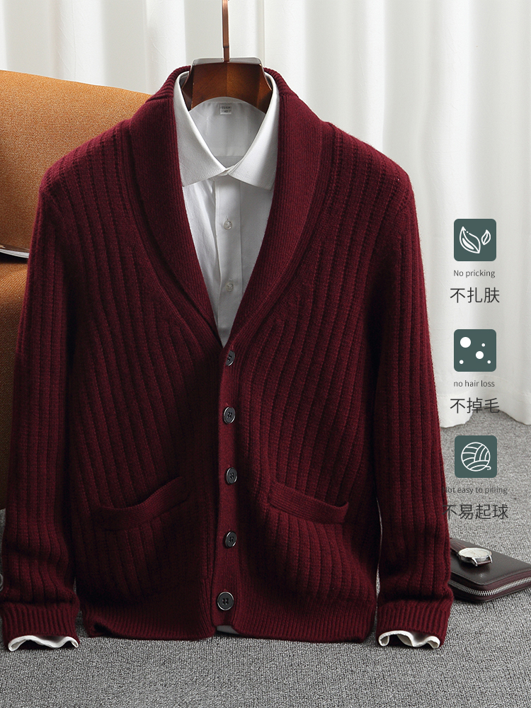 Men'S Fashion Zip Sweater - Fashionable and graceful thick winter new