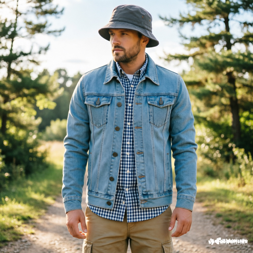 Mens Fashion Denim Jacket - Spring Autumn Men Solid Denim Jackets