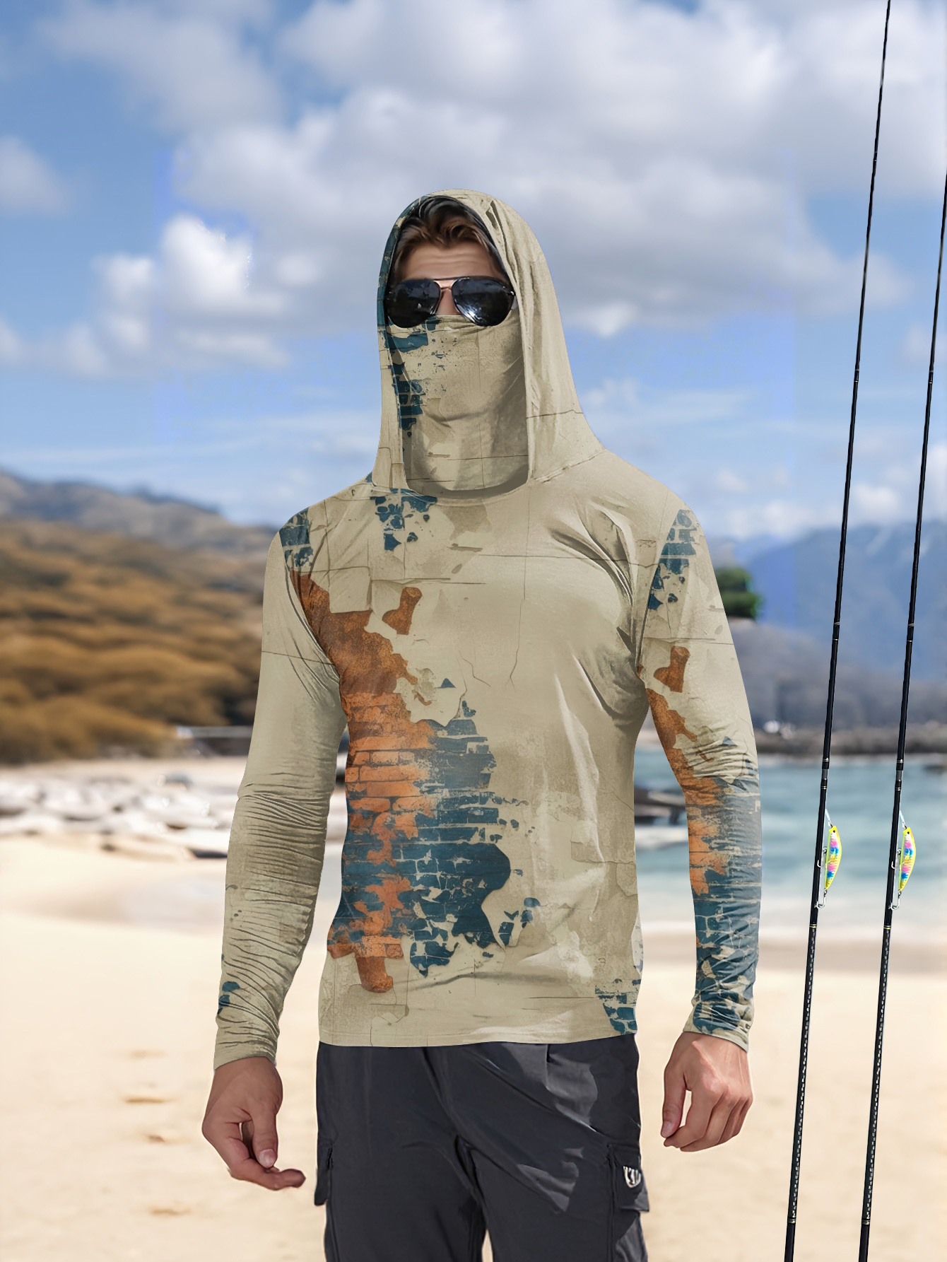 Mens Fashion Clothes - 2026 Summer New Men's Long-Sleeved Shirt