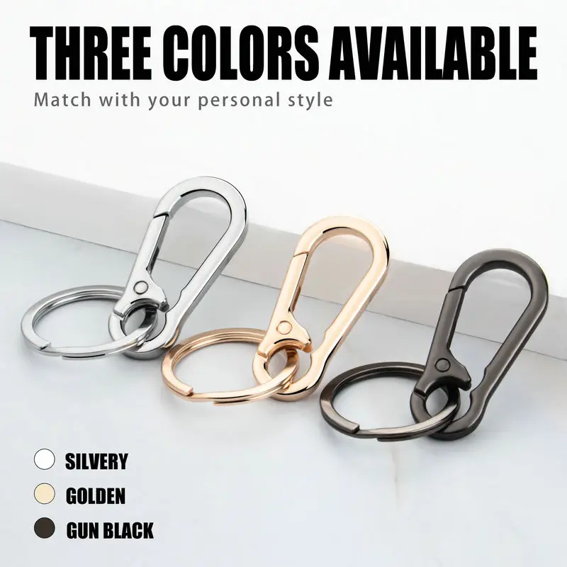 Men Fashion Key - Metal Carabiner Clip Keychain Carabiner Shap
