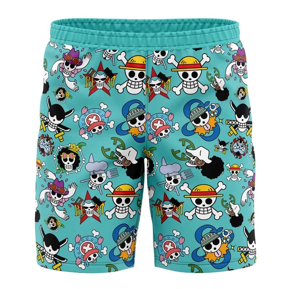 Swim Trunk Shorts - One Piece Series Anime Enthusiasts Adults