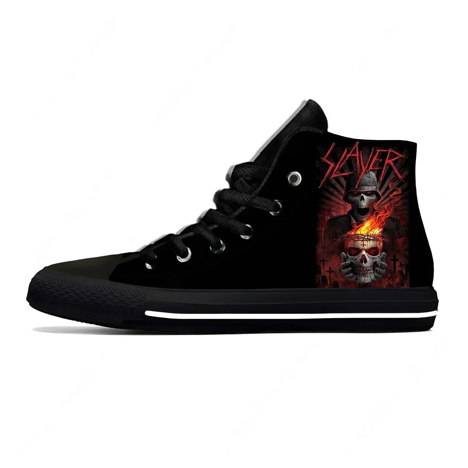 Mens Fashion Trainers - Slayer Heavy Metal Rock Band Horror