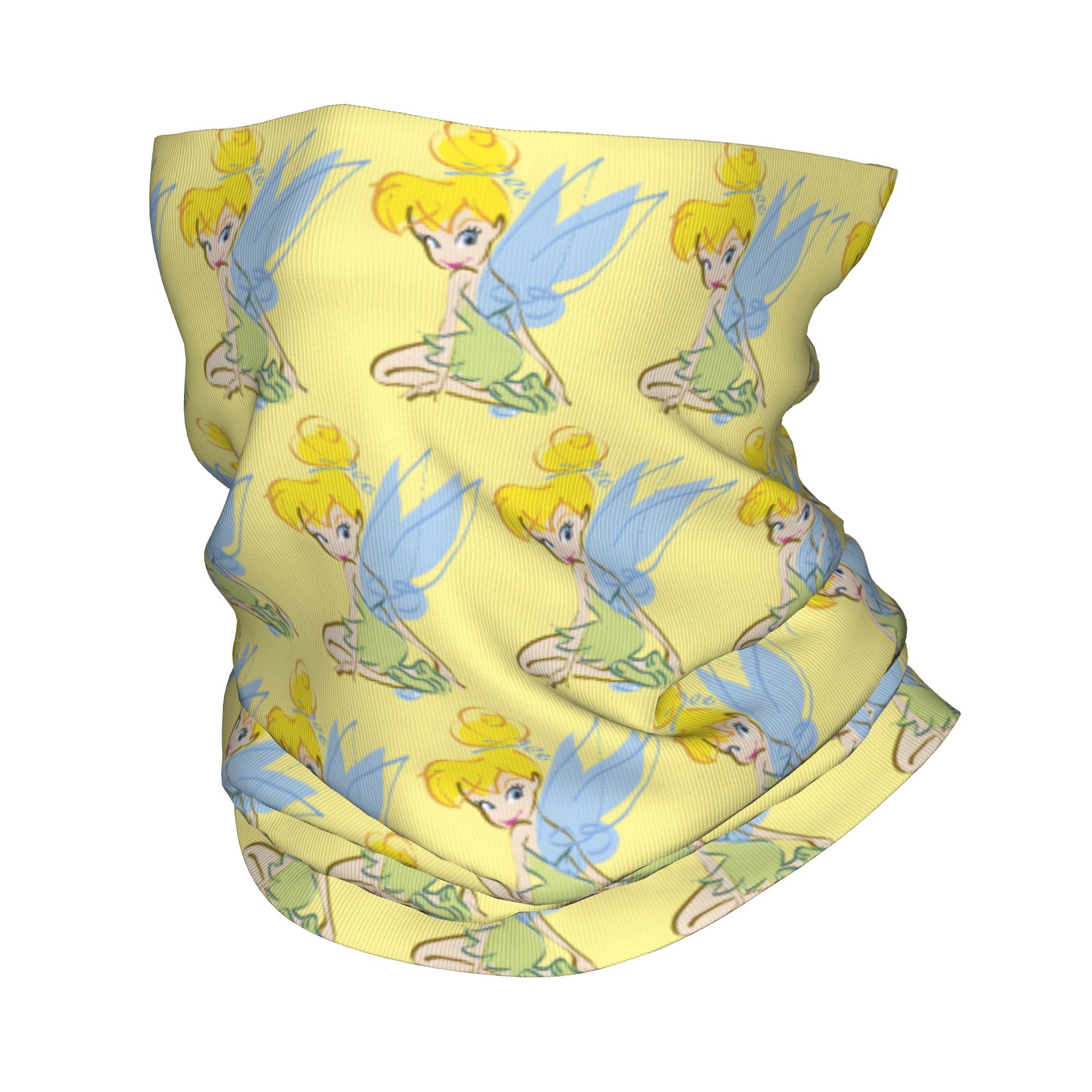 Yellow Men'S Fashion - Custom Sketch T-Tinker B-Bell Bandana Neck