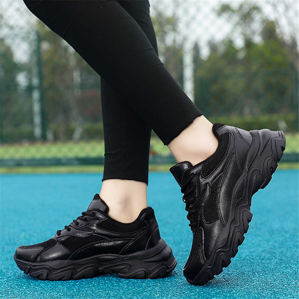 Mens Fashion Trainers - 37-38 Round Tip Men's Sneakers 38