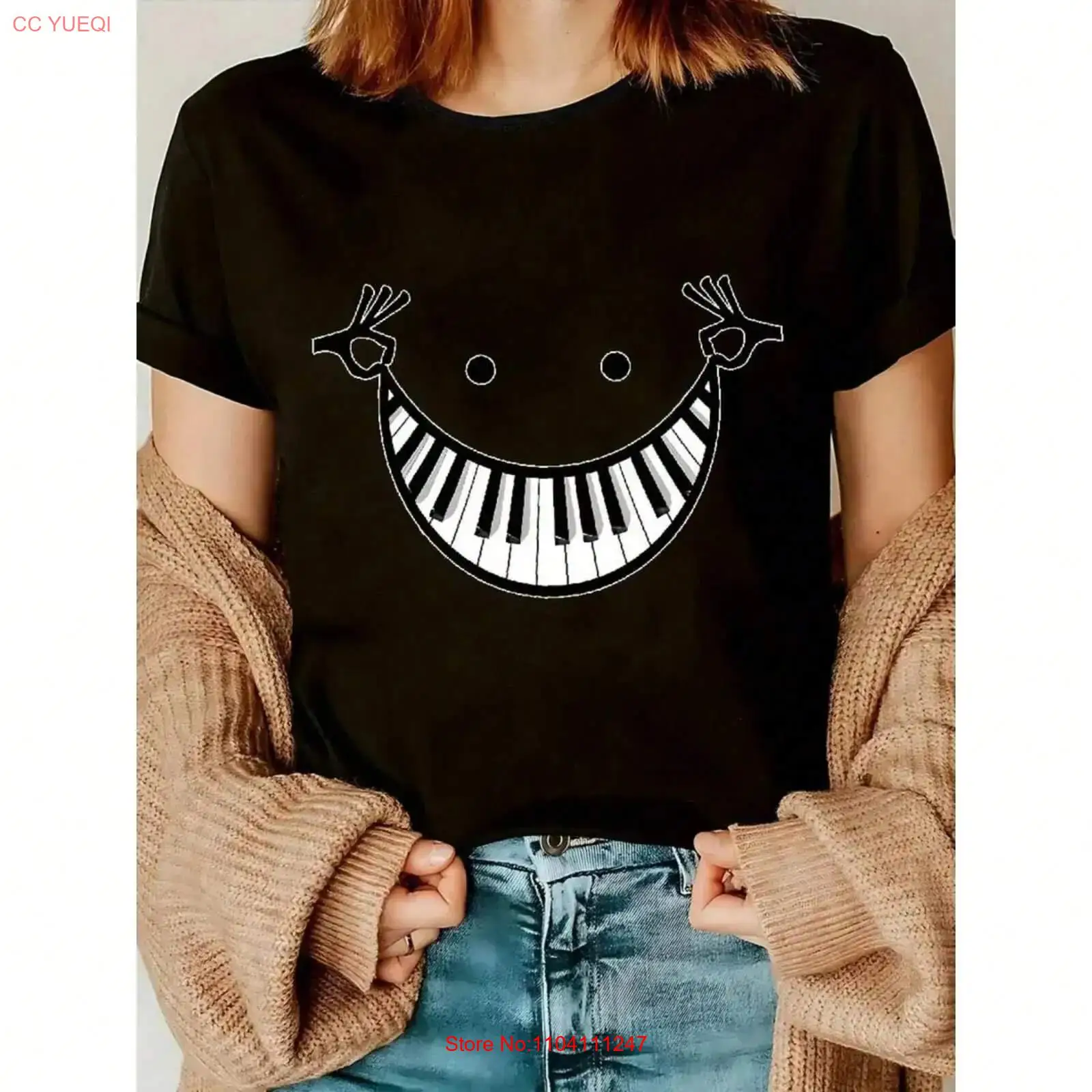 Men Fashion Key - Fashionable Women's Casual T shirt with
