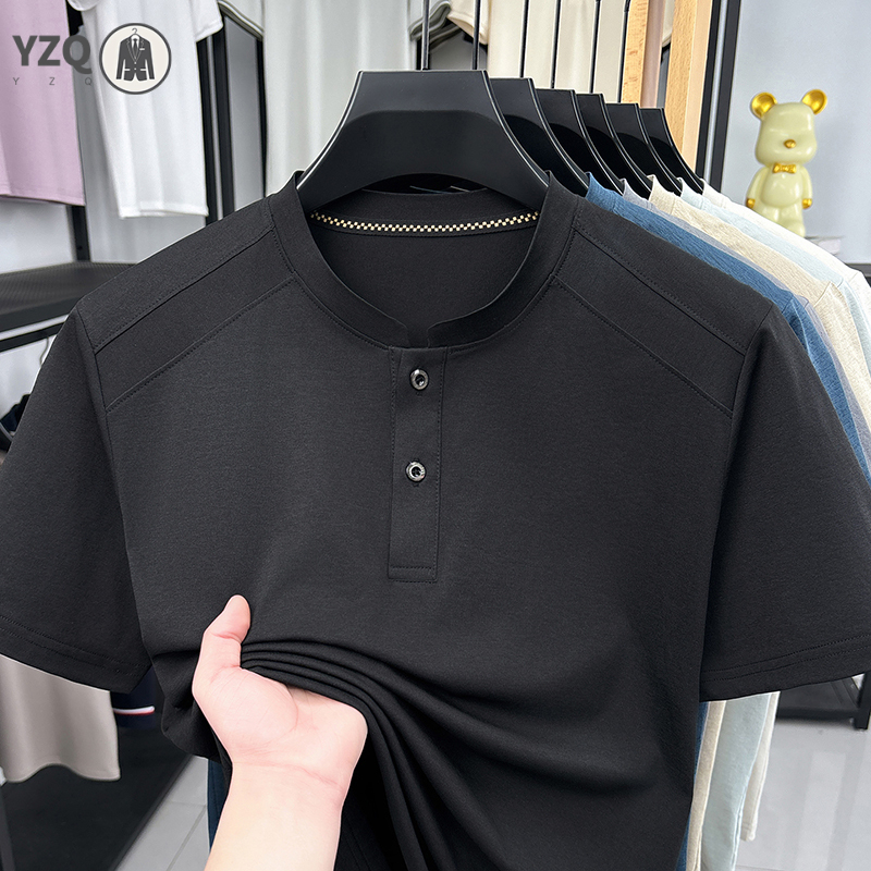 2026 Fashion Men's Henley Neck - Mens Fashion Casual 2026 avis et prix