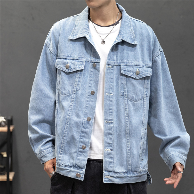 New Denim Jacket Men Vintage J - Mens Fashion Denim Jacket avis et prix