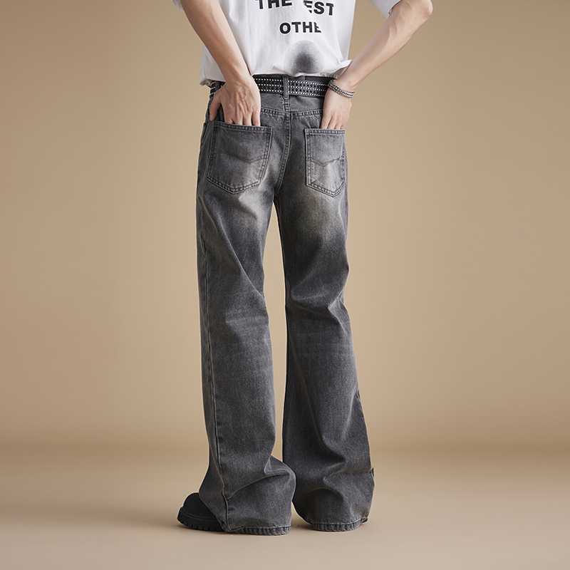 Men Korean Streetwear Vintage  - Men'S Fashion Jeans And Boots avis et prix