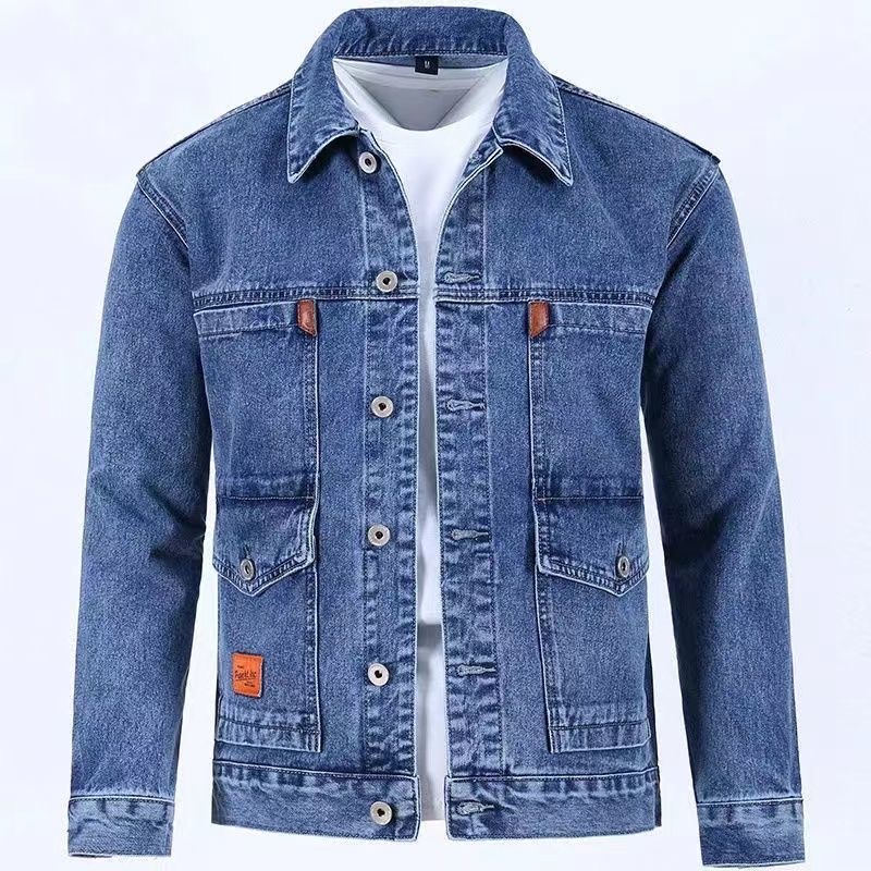 2023 Spring and Autumn New Fas - Mens Fashion Denim Jacket avis et prix