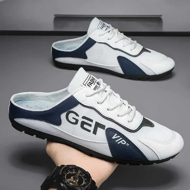 Men Slippers Trend Baotou Shoe - Mens Fashion Trainers avis et prix