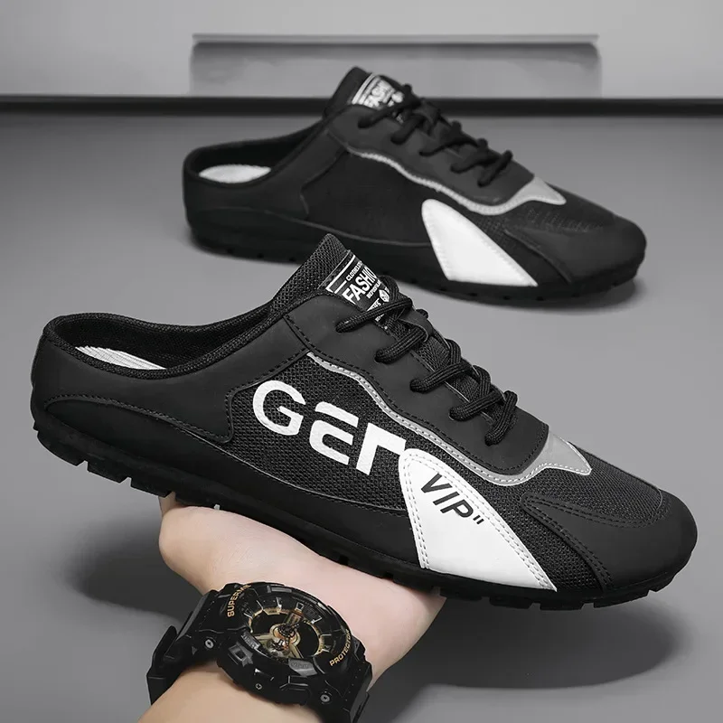 Men Slippers Trend Baotou Shoe - Mens Fashion Trainers avis et prix