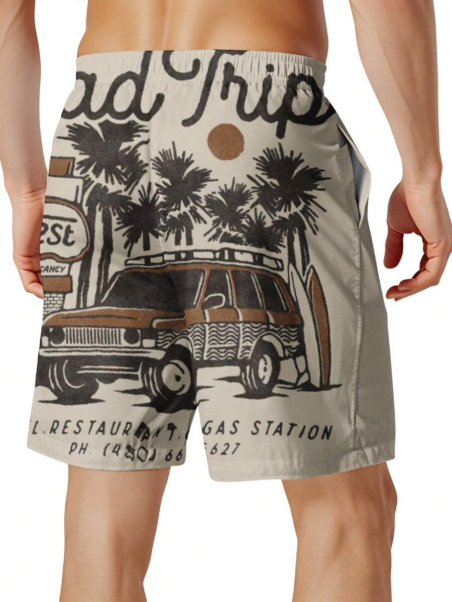Mens Beach Trip Print Board Sh - Swim Trunk Shorts avis et prix