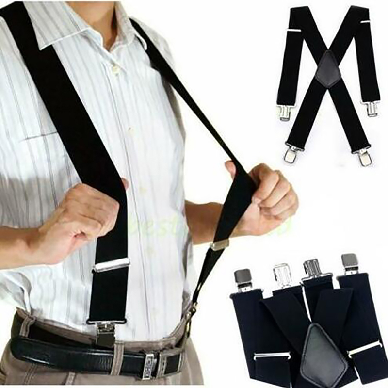 35mm Wide Men Suspenders High  - Suspenders Clip Men avis et prix