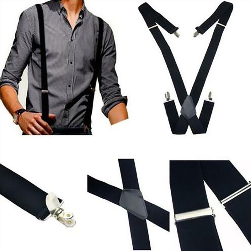 35mm Wide Men Suspenders High  - Suspenders Clip Men avis et prix
