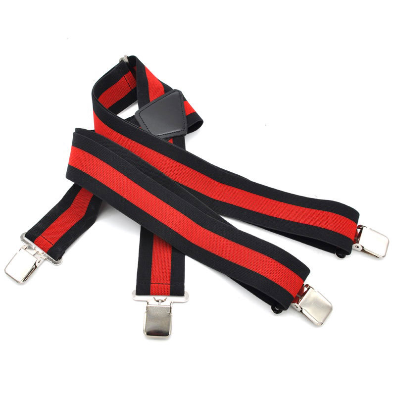 Stripes Men's Suspenders X Bac - Suspenders Clip Men avis et prix