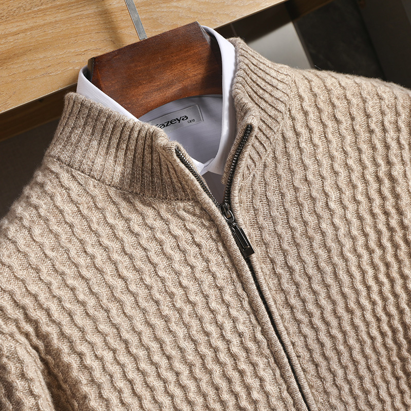 Men's Zipper Mock Collar Thick - Men'S Fashion Zip Sweater avis et prix