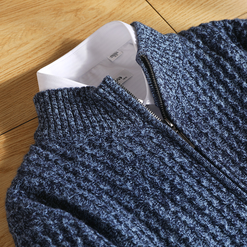 Men's Zipper Mock Collar Thick - Men'S Fashion Zip Sweater avis et prix