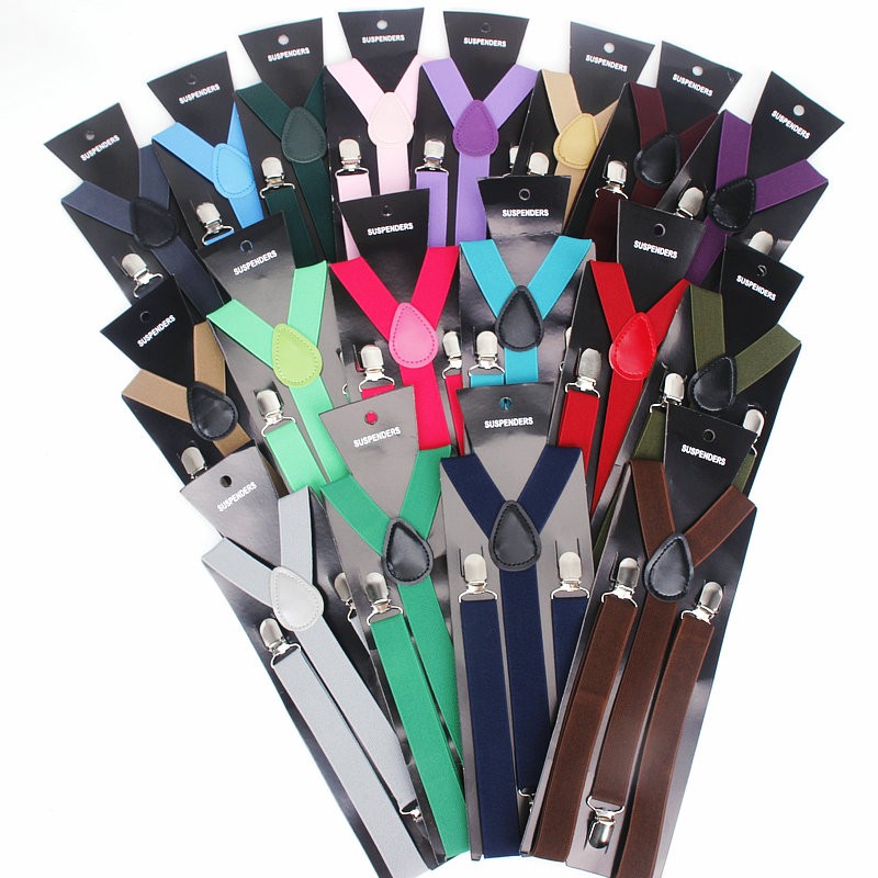 Hot Sale Elastic Leather Suspe - Suspenders Clip Men avis et prix