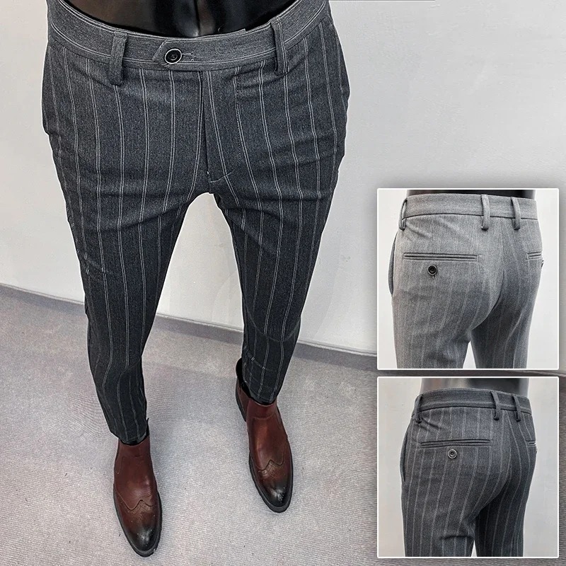 Men Suit Pants Formal Trousers - Formal Trouser Stretch avis et prix