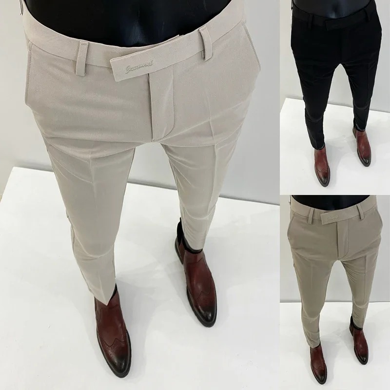 Men Suit Pants Formal Trousers - Formal Trouser Stretch avis et prix