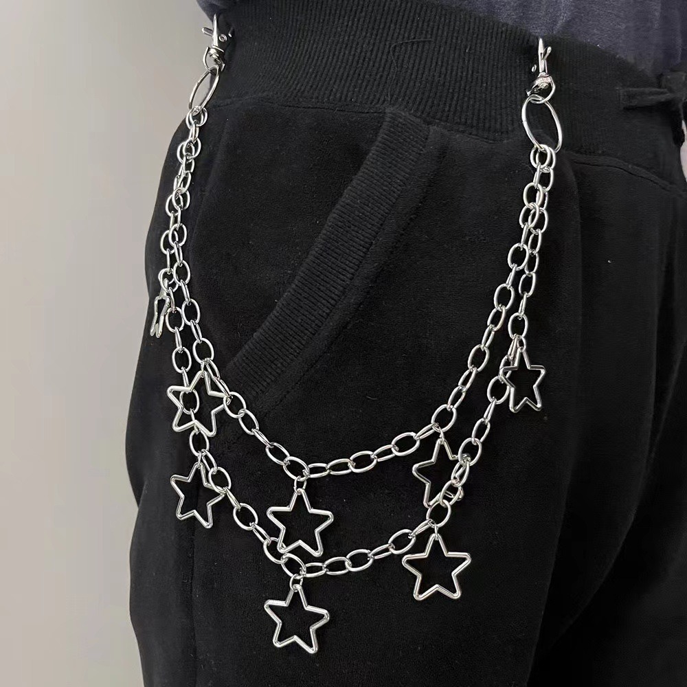 Punk Star Double Layer Waist C - Belt Mens Fashion avis et prix