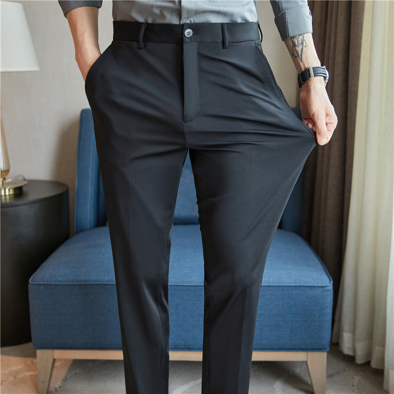 Men's Formal Pants Four-Way St - Formal Trouser Stretch avis et prix