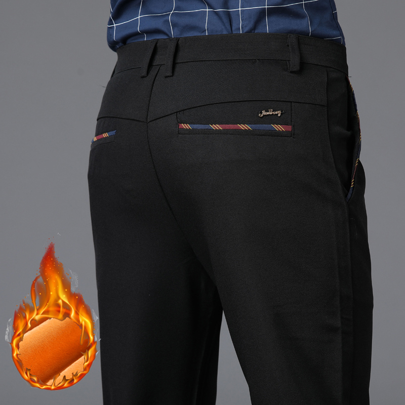 Winter New Men's Warm Thermal  - Formal Trouser Stretch avis et prix