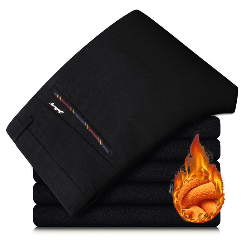 Winter New Men's Warm Thermal  - Formal Trouser Stretch avis et prix