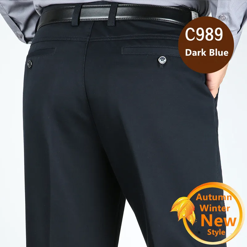 White Pants Men Office Formal  - Formal Trouser Stretch avis et prix