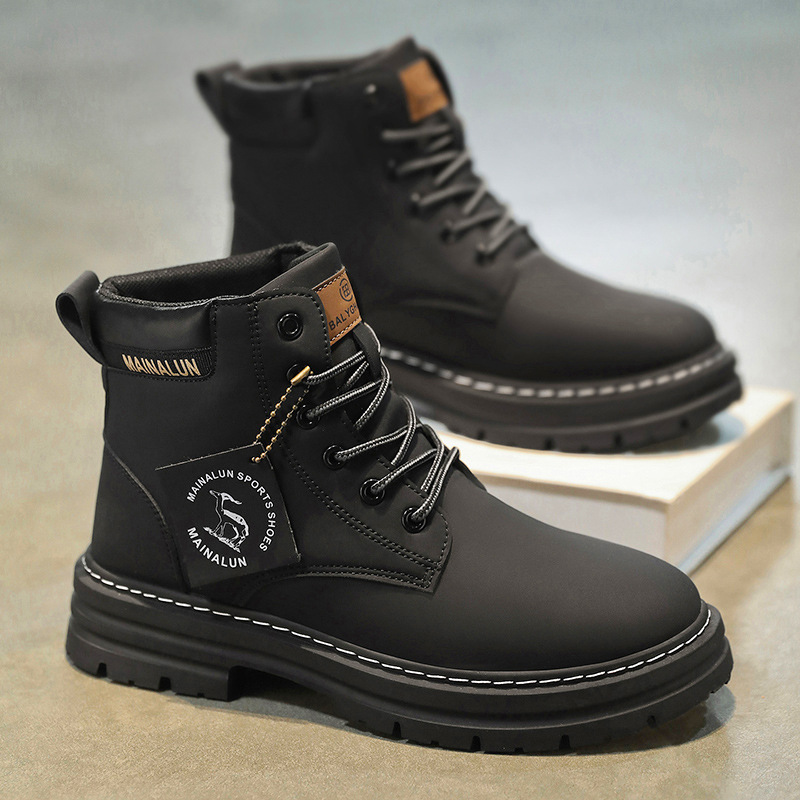 Classic Men High Top Boots Hig - Yellow Men'S Fashion avis et prix