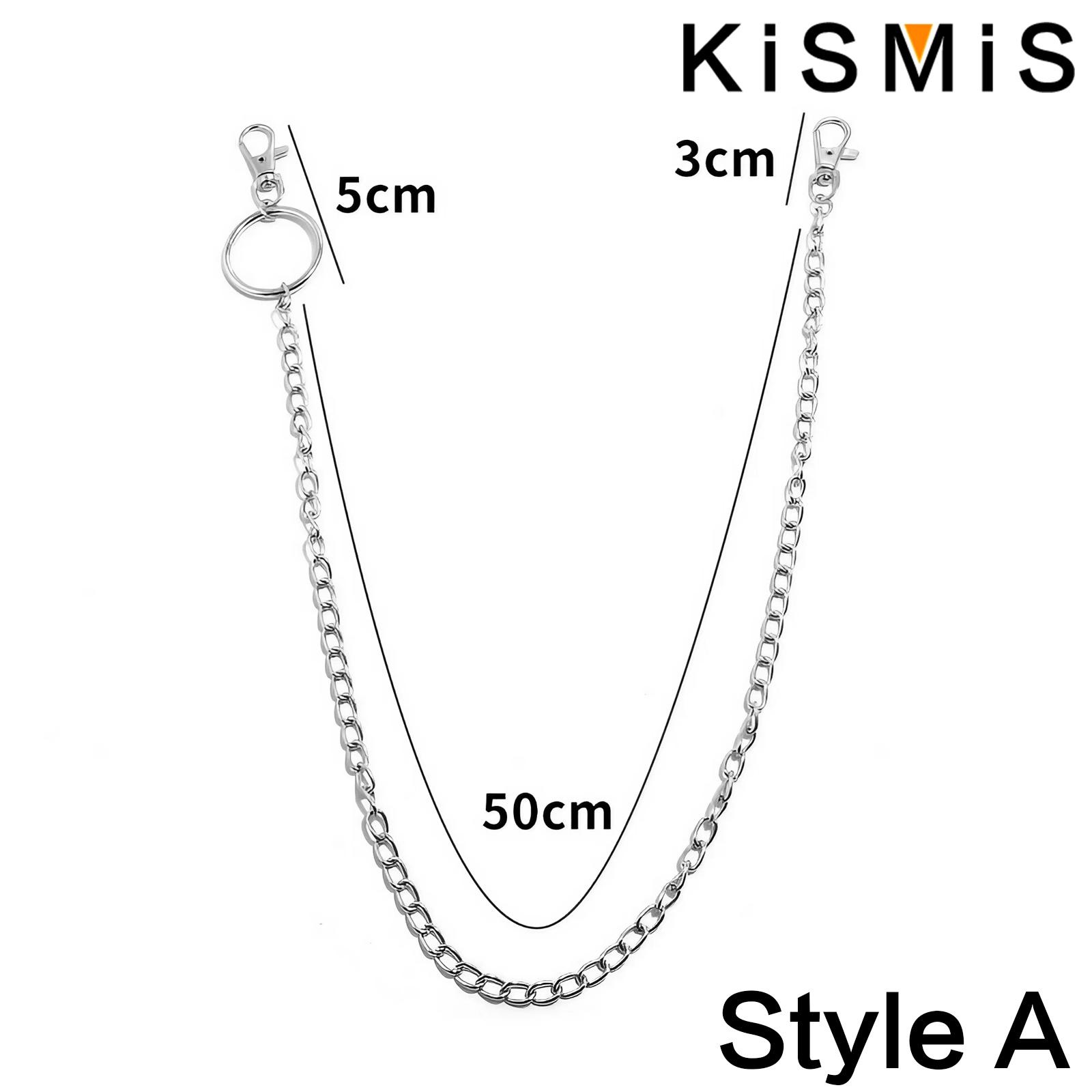 KISMIS 1PC Punk Street keychai - Men Fashion Key avis et prix