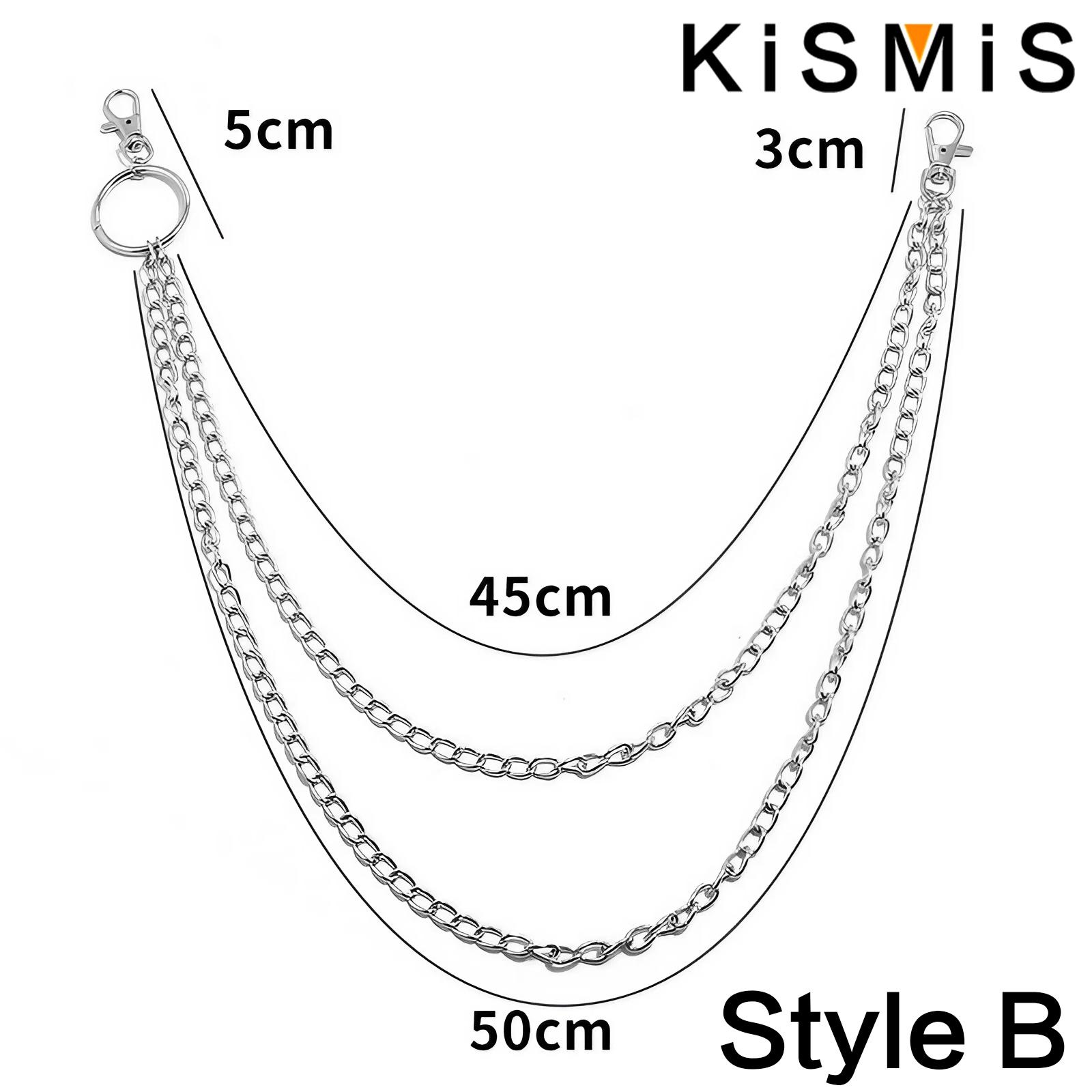 KISMIS 1PC Punk Street keychai - Men Fashion Key avis et prix