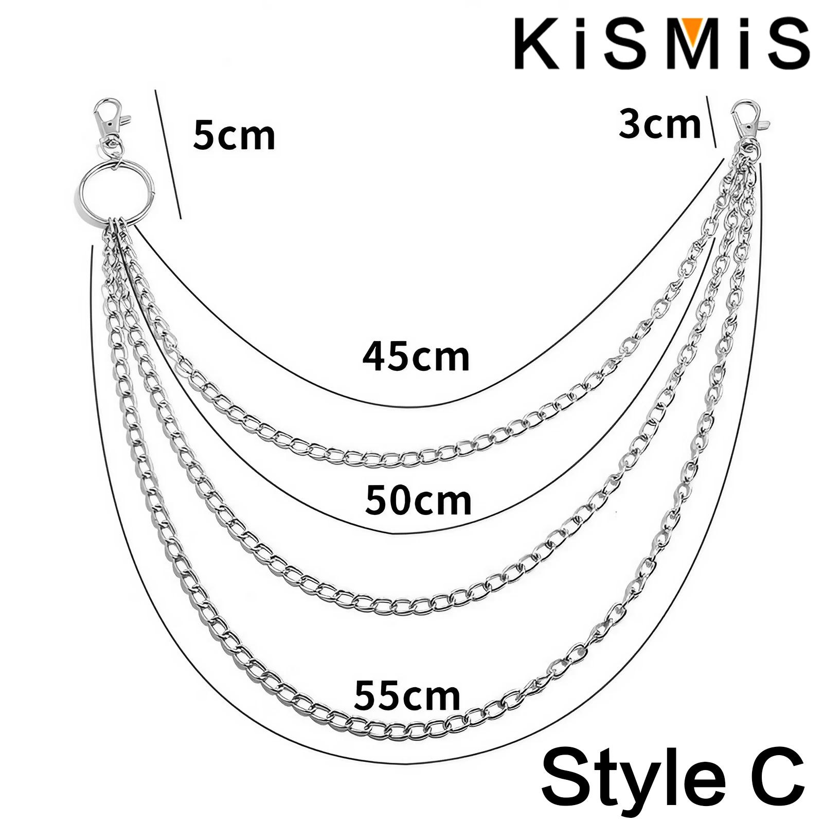 KISMIS 1PC Punk Street keychai - Men Fashion Key avis et prix