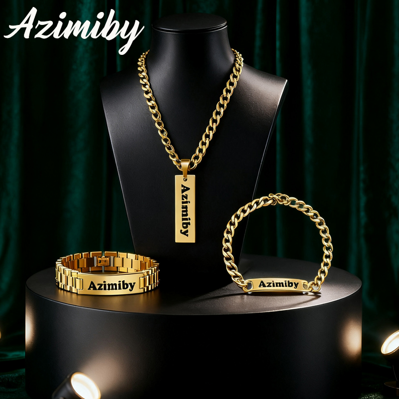 Azimiby Customizable Name Clas - Men'S Fashion Jewelry Bracelets avis et prix