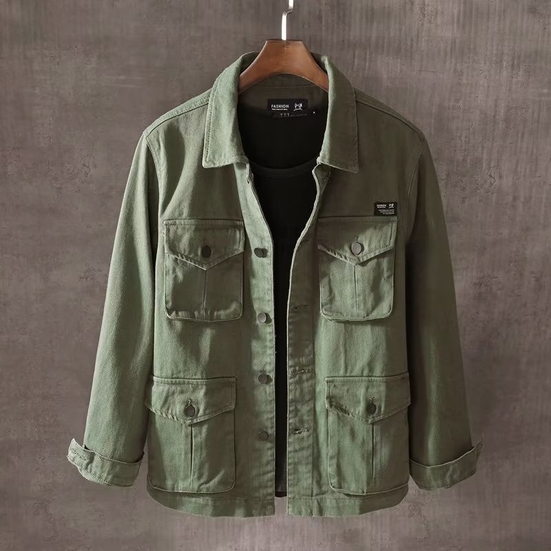 Spring and Autumn New Men's Fa - Mens Fashion Denim Jacket avis et prix