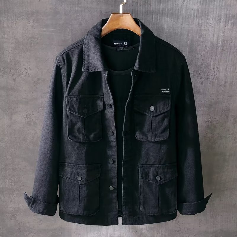 Spring and Autumn New Men's Fa - Mens Fashion Denim Jacket avis et prix