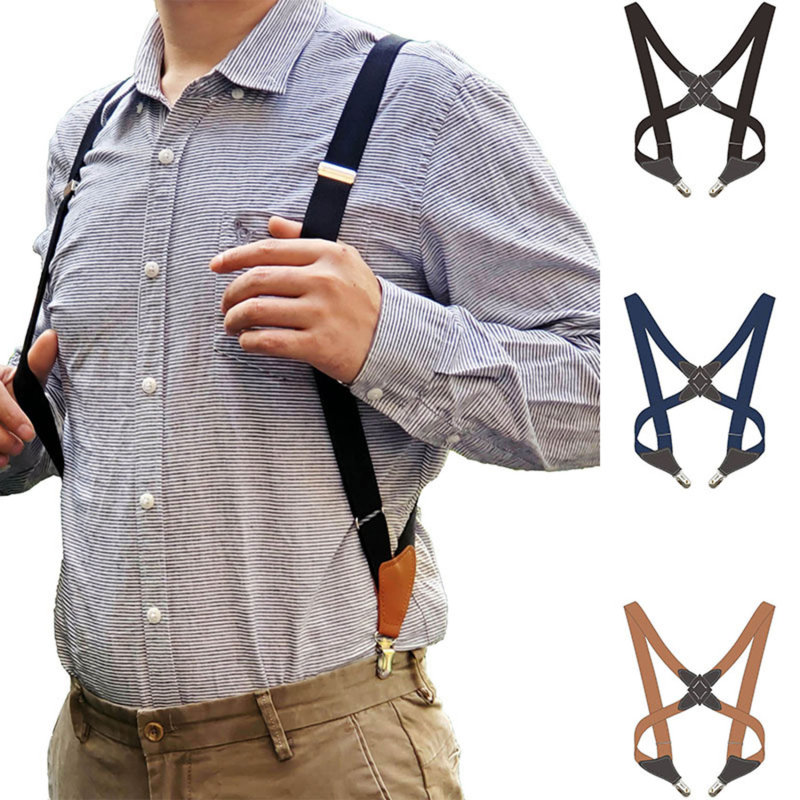 Men's Suspenders Adjustable Br - Suspenders Clip Men avis et prix