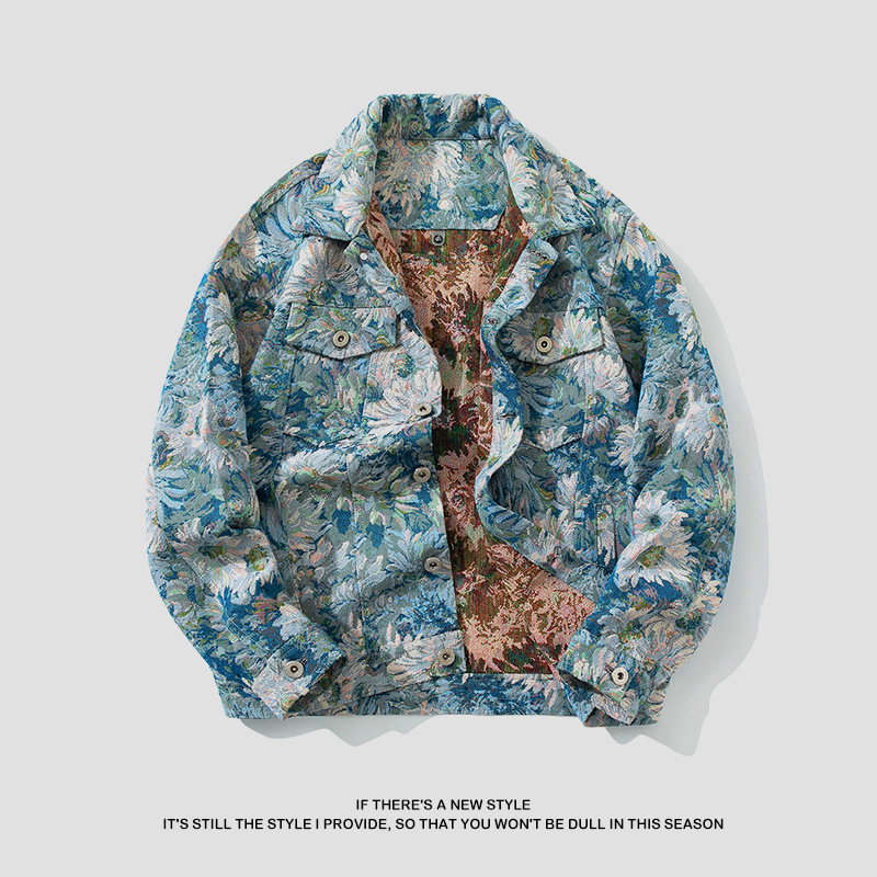 Streetwear Plus Size 4XL Embro - Mens Fashion Denim Jacket avis et prix