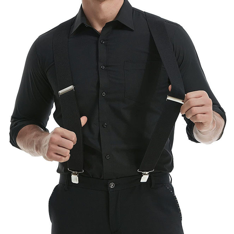 Heavy Duty Big Size Suspenders - Suspenders Clip Men avis et prix