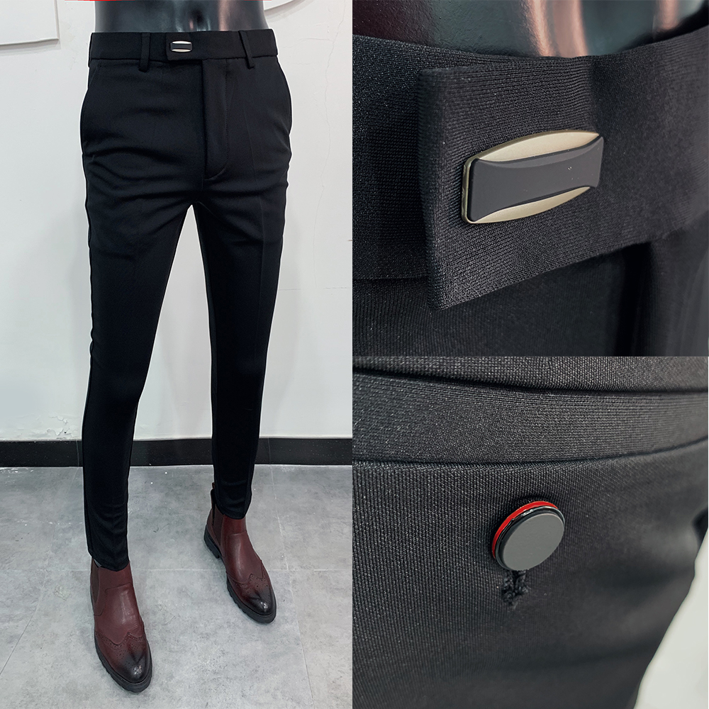 2024 New Slim Men's Pants Stre - Formal Trouser Stretch avis et prix