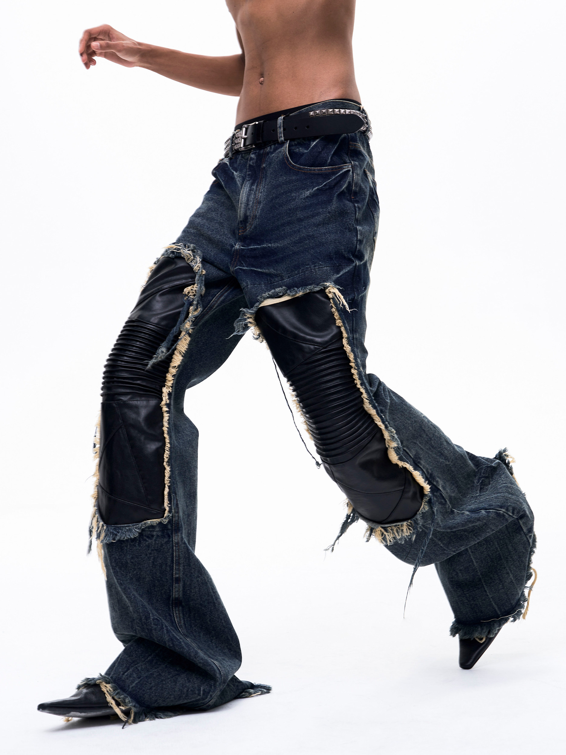 Men's 2026 Summer Fashion Faux - Men'S Fashion Jeans And Boots avis et prix