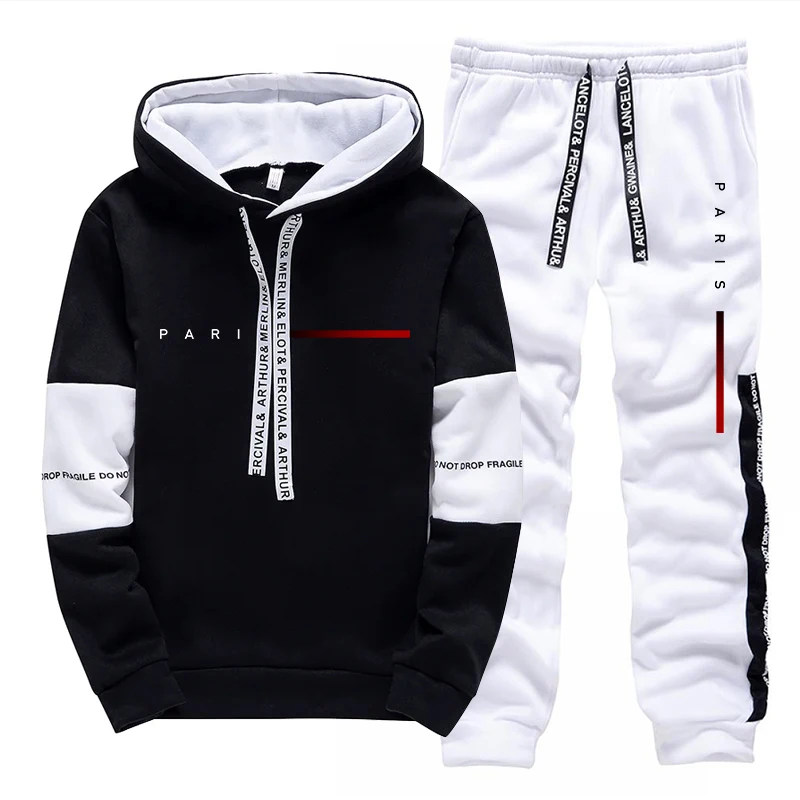 Paris Fashion Hoodie Streetwea - Jogger Sweatpants Men avis et prix