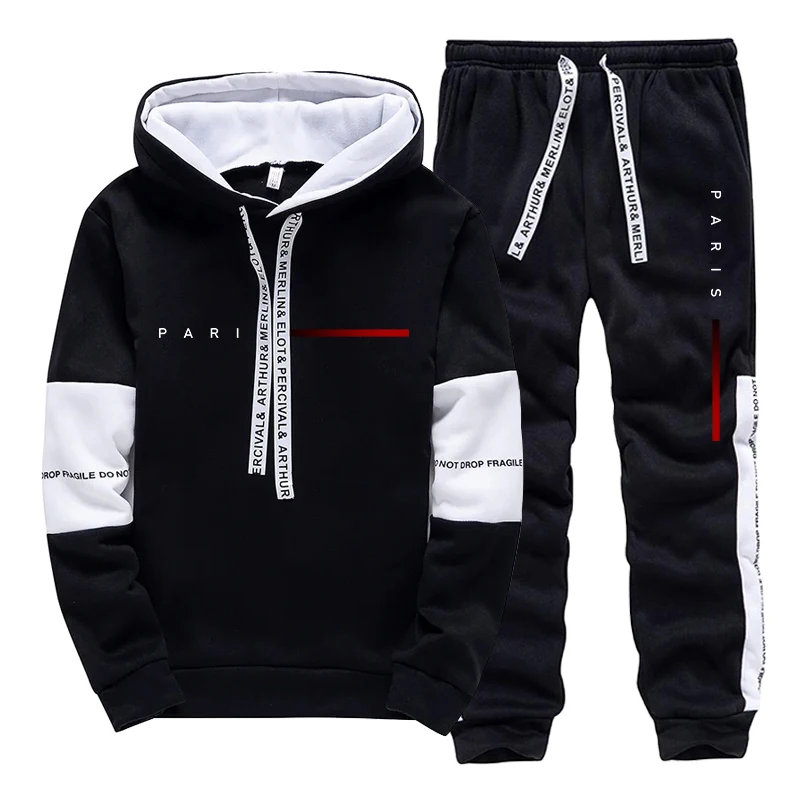 Paris Fashion Hoodie Streetwea - Jogger Sweatpants Men avis et prix