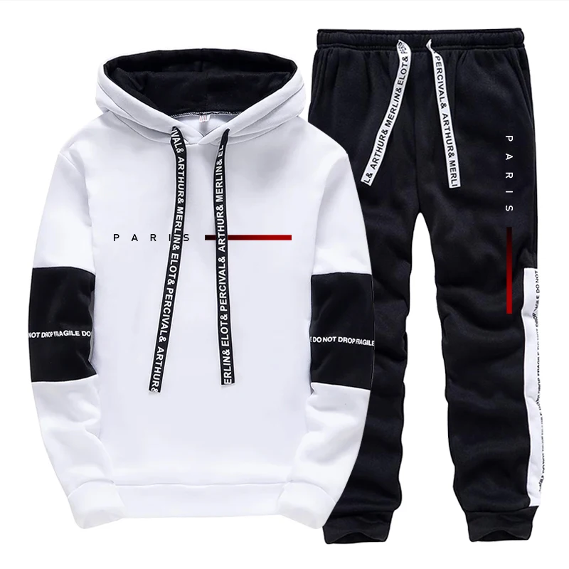 Paris Fashion Hoodie Streetwea - Jogger Sweatpants Men avis et prix