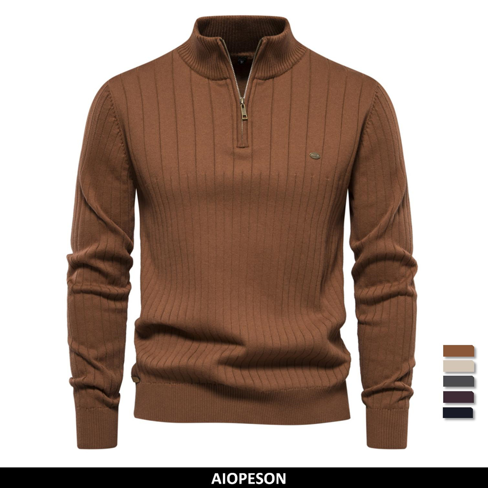 2023 New Autumn Zipper Pullove - Men'S Fashion Zip Sweater avis et prix