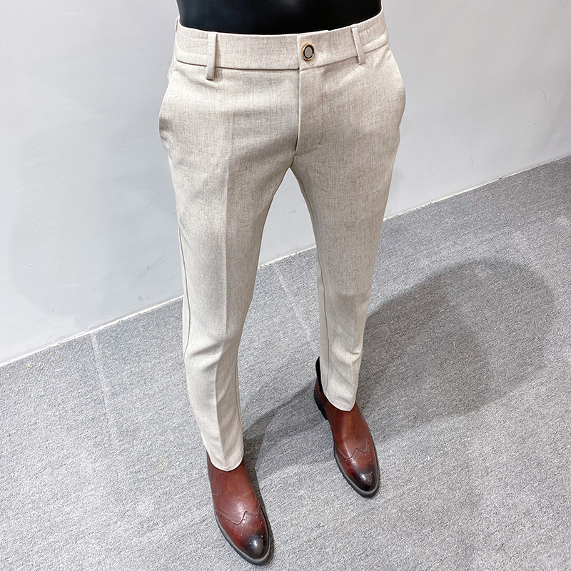 Men Suit Pants Formal Trousers - Formal Trouser Stretch avis et prix