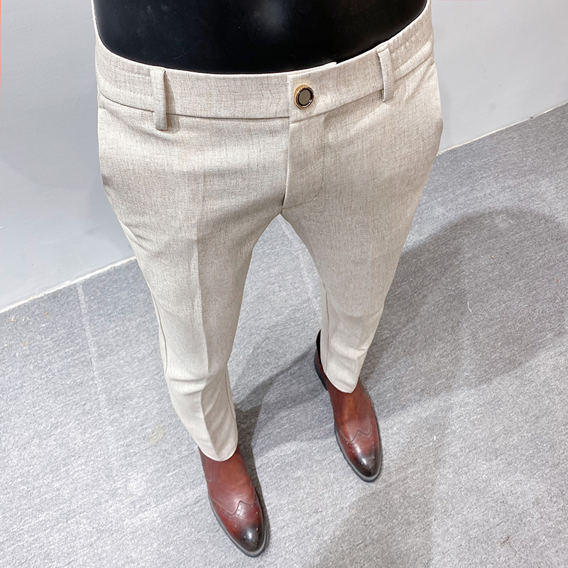 Men Suit Pants Formal Trousers - Formal Trouser Stretch avis et prix