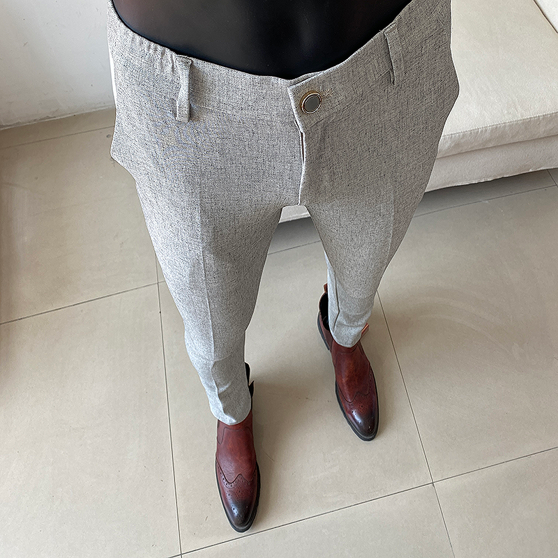 Men Suit Pants Formal Trousers - Formal Trouser Stretch avis et prix
